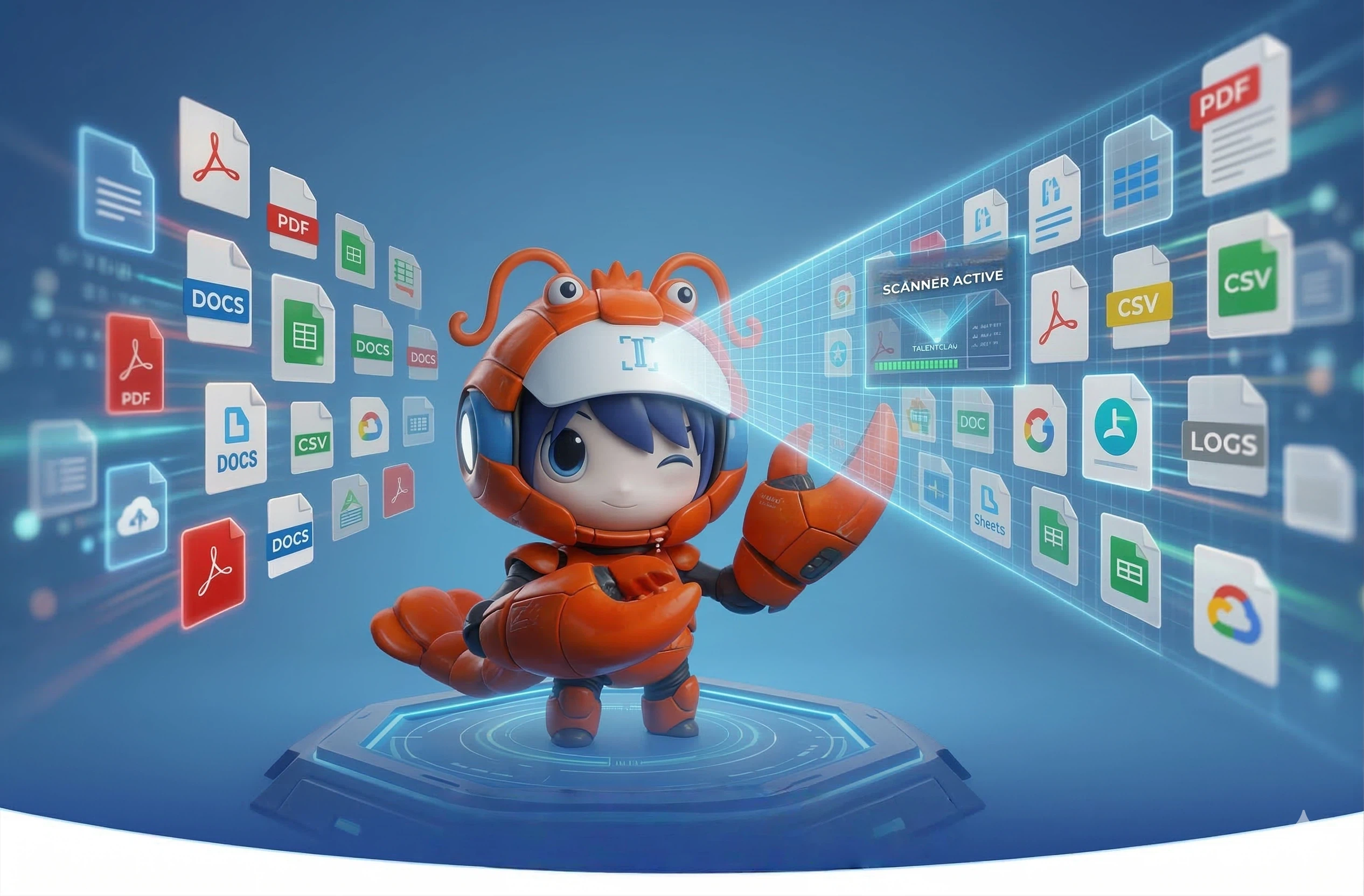 HireClaw 扫描文件流程图