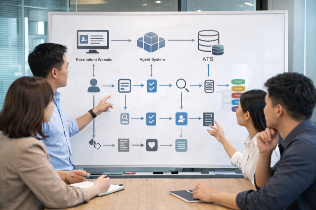 人才信息流模块示意图